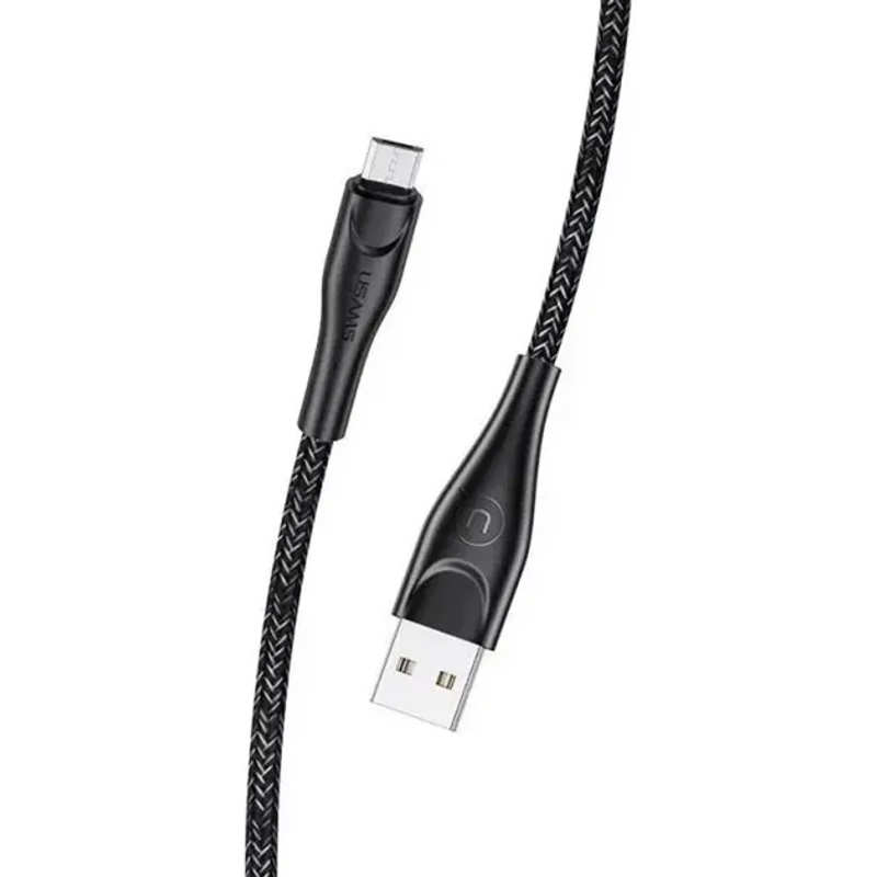 Cable 2m Usams U41 Braided MicroUSB Black