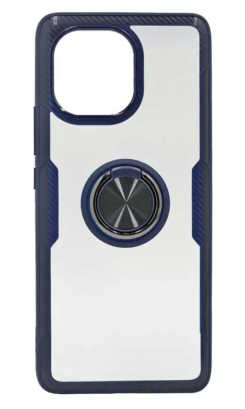 Cover-plate Enchanting Ring Holder for Xiaomi Mi 11 Clear / Dark Blue