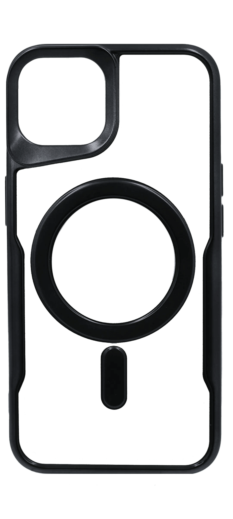 Чохол силіконовий Electroplating Gear Magsafe для iPhone 16 Pro Max Black