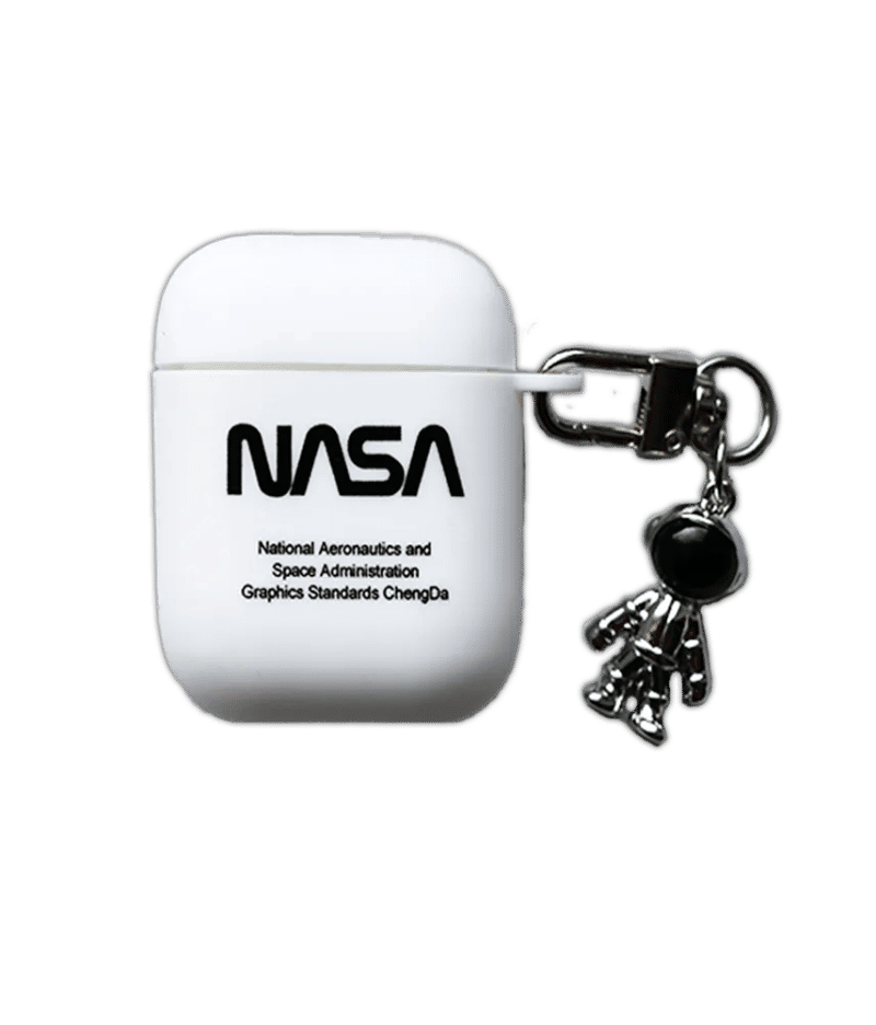Чохол для гарнітури AirPods Nasa White