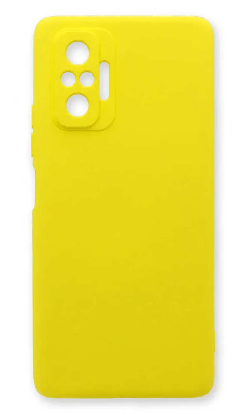 Чохол Molan Silicone для Xiaomi Redmi Note 10 Pro Yellow