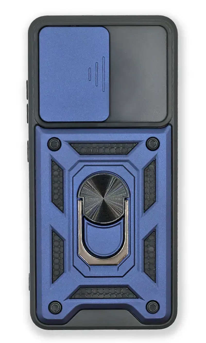 Cover Hybrid CamOff+ Ring for Xiaomi Poco X5 Pro 5G Blue