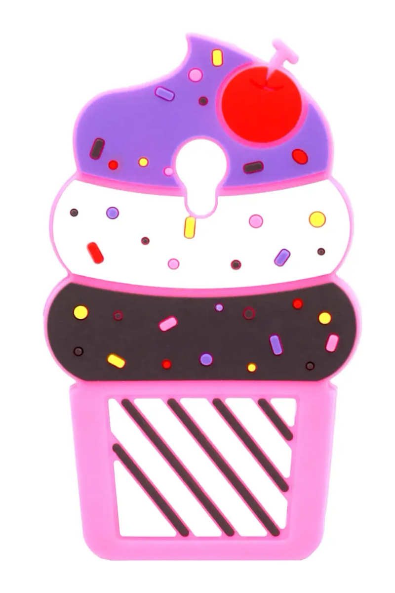Чохол силіконовий 3D Cartoon Meizu M3 Mini / M3s Ice Cream Hot Pink