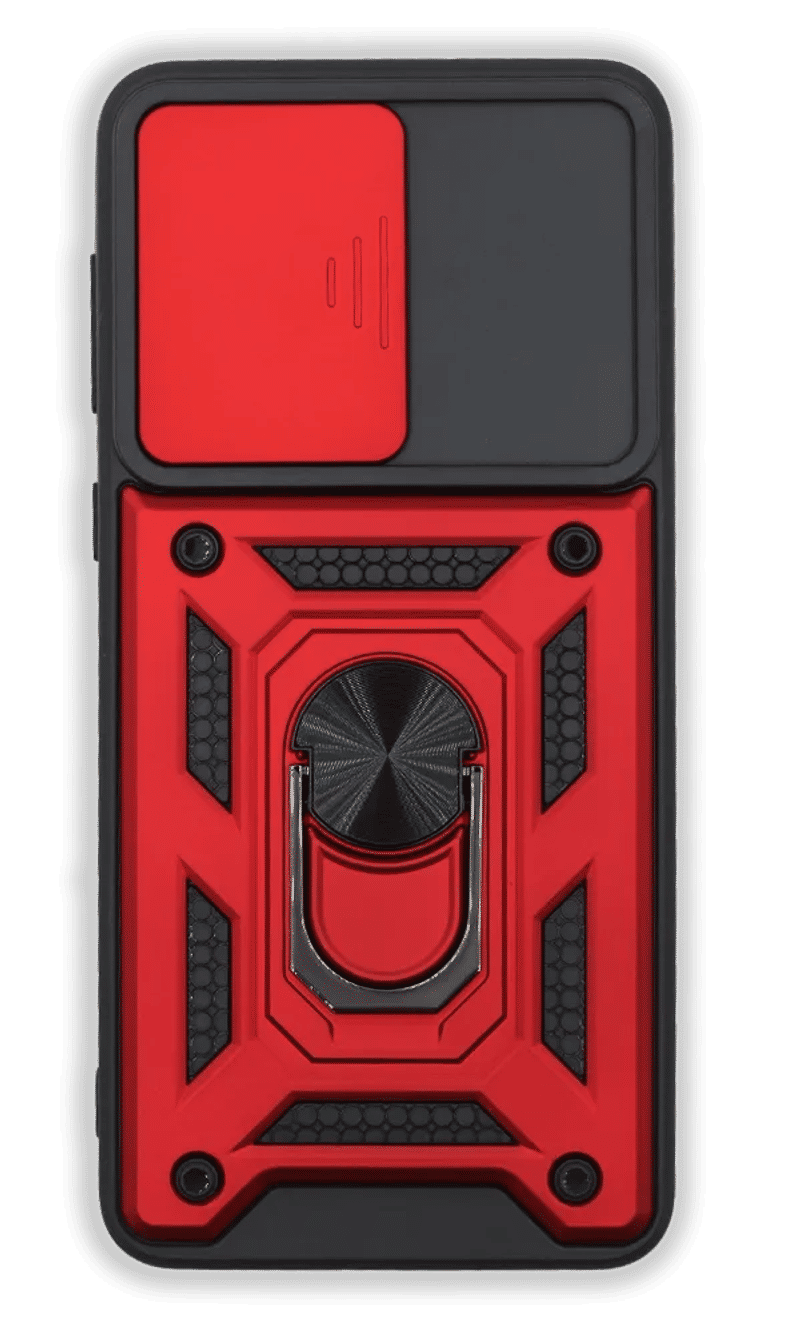 Чохол-накладка Hybrid CamOff+ Ring для Samsung A34 SM-A346F Red