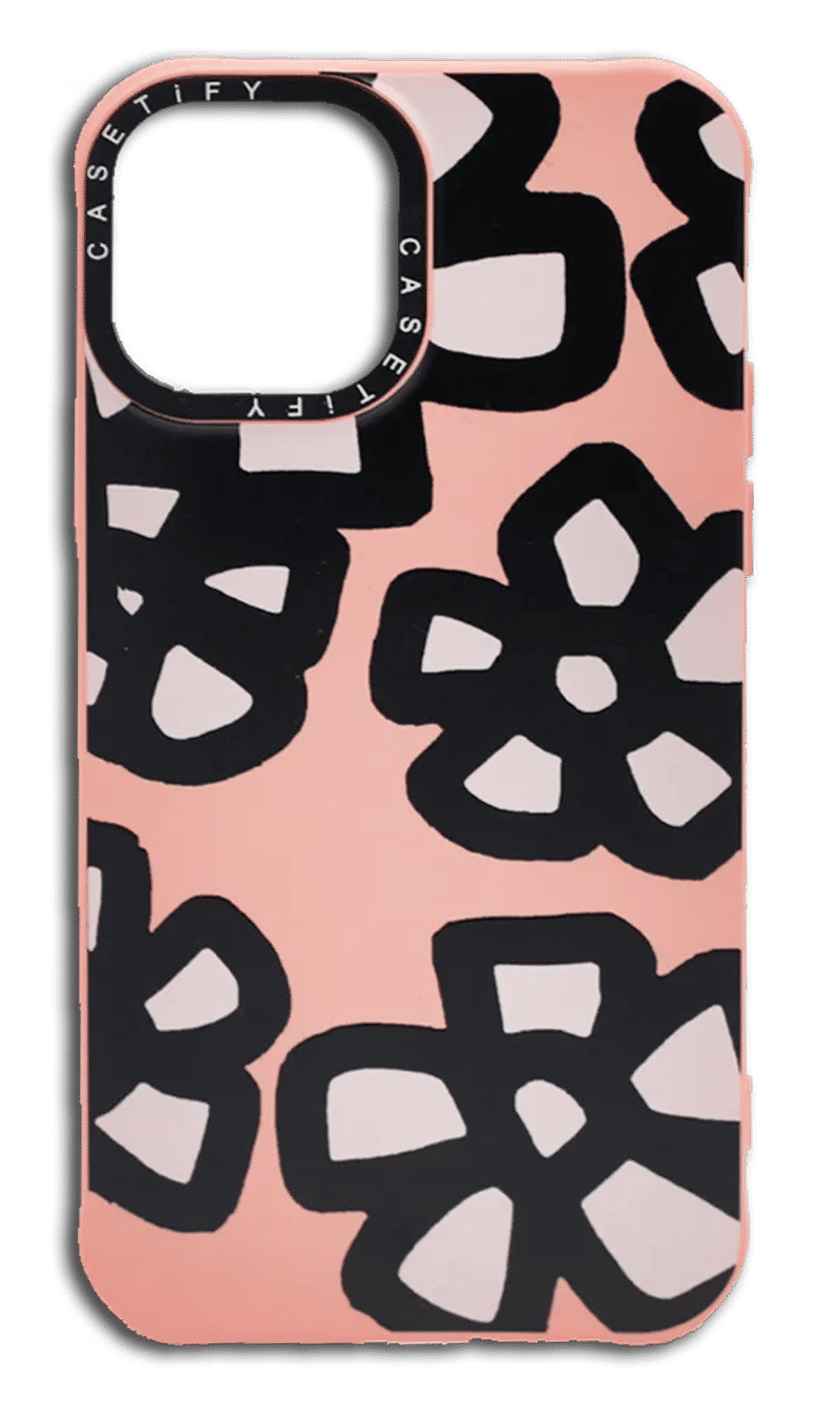 Чохол силіконовий Print Caseti Chamomile для iPhone 11 Pink