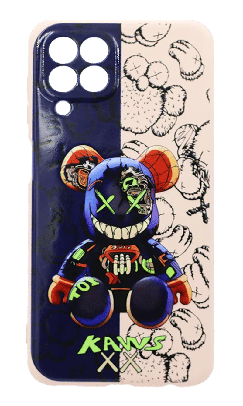 Чохол Molan Silicone Print для Samsung M33 SM-M336B Kaws XX