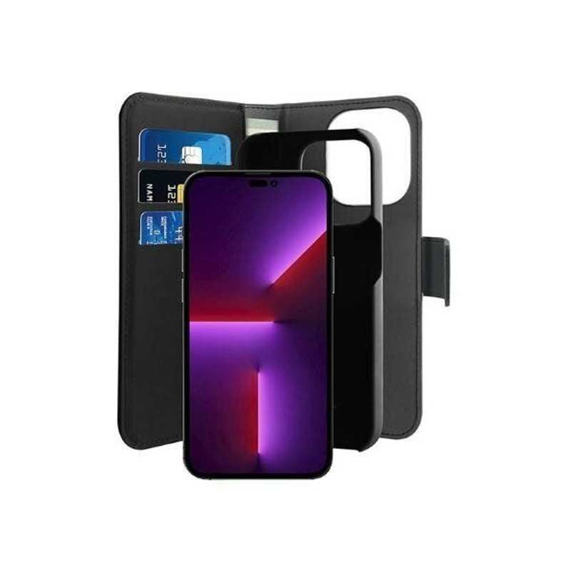 Чохол-книжка Puro Wallet Detachable 2w1 для iPhone 14 Pro Max black IPC14P67BOOKC3BLK