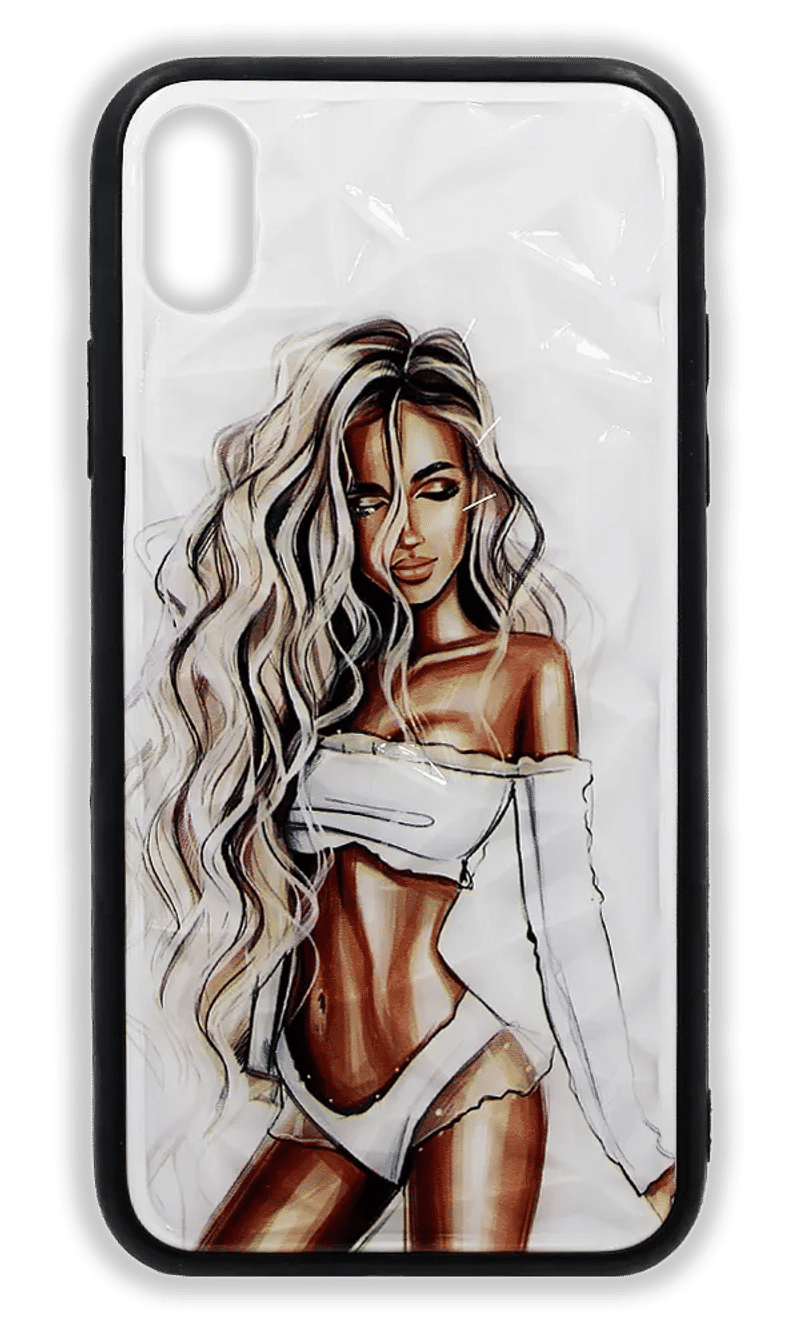 Чохол-накладка Prisma Ladies для iPhone XR White