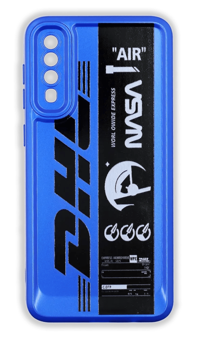 Silicone case Metal Print for Samsung A50 A505F/A30s A307F/A50s DHL Blue