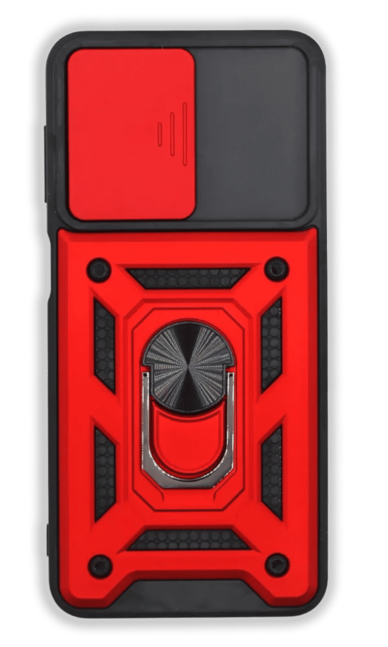 Чохол-накладка Hybrid CamOff+ Ring для Samsung S23 SM-G911B Red