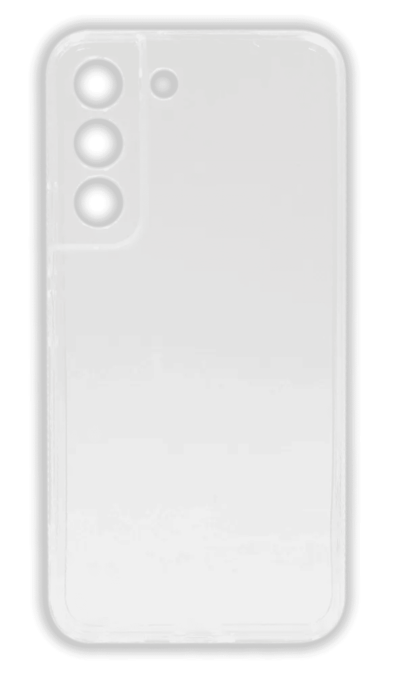 Silicone Slim Cam Case for Samsung S22 SM-S901B Clear