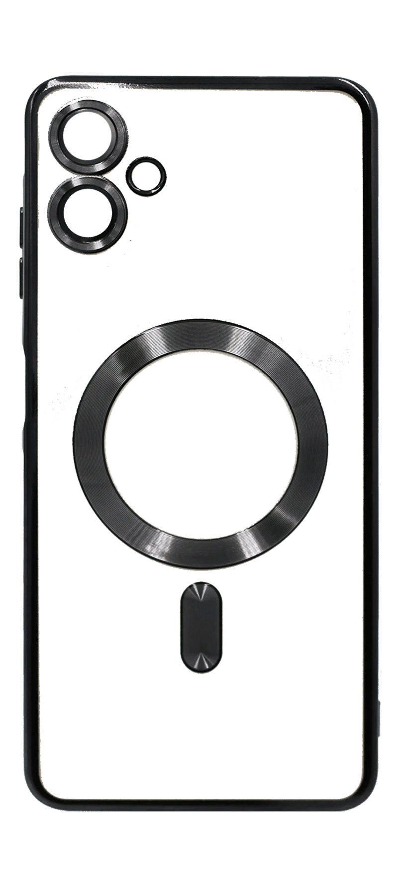 Чохол силіконовий Chrom Border Magsafe Samsung A06 SM-A065F Black