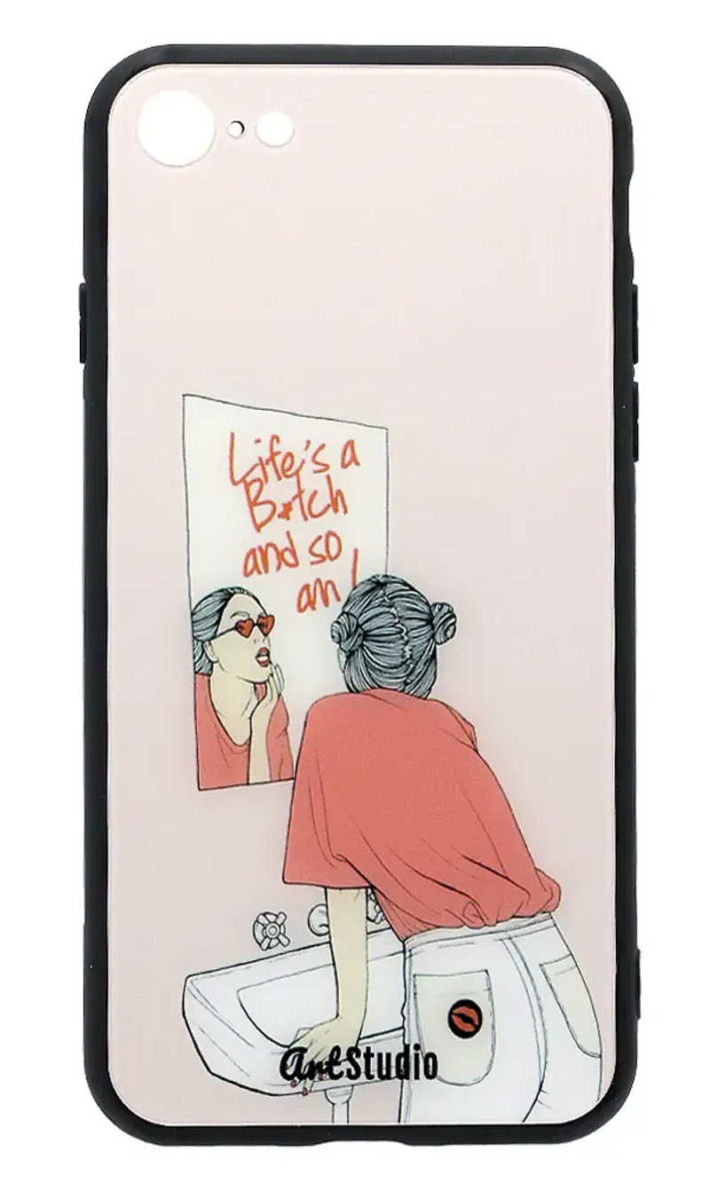 Cover-plate Glass So An I for iPhone 8/7 Beige