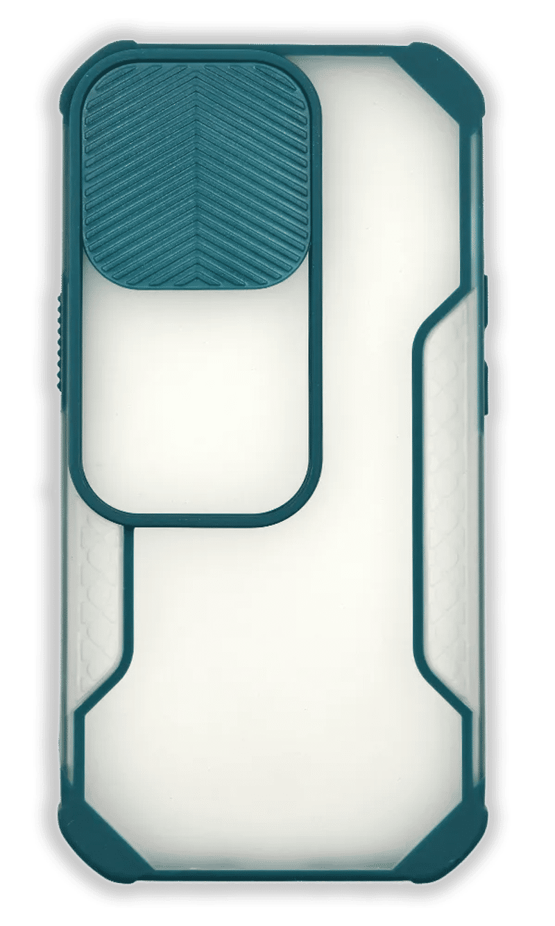 Чохол-накладка Enchanting OffCam Easy TPU для iPhone 13 Pro Clear/Green