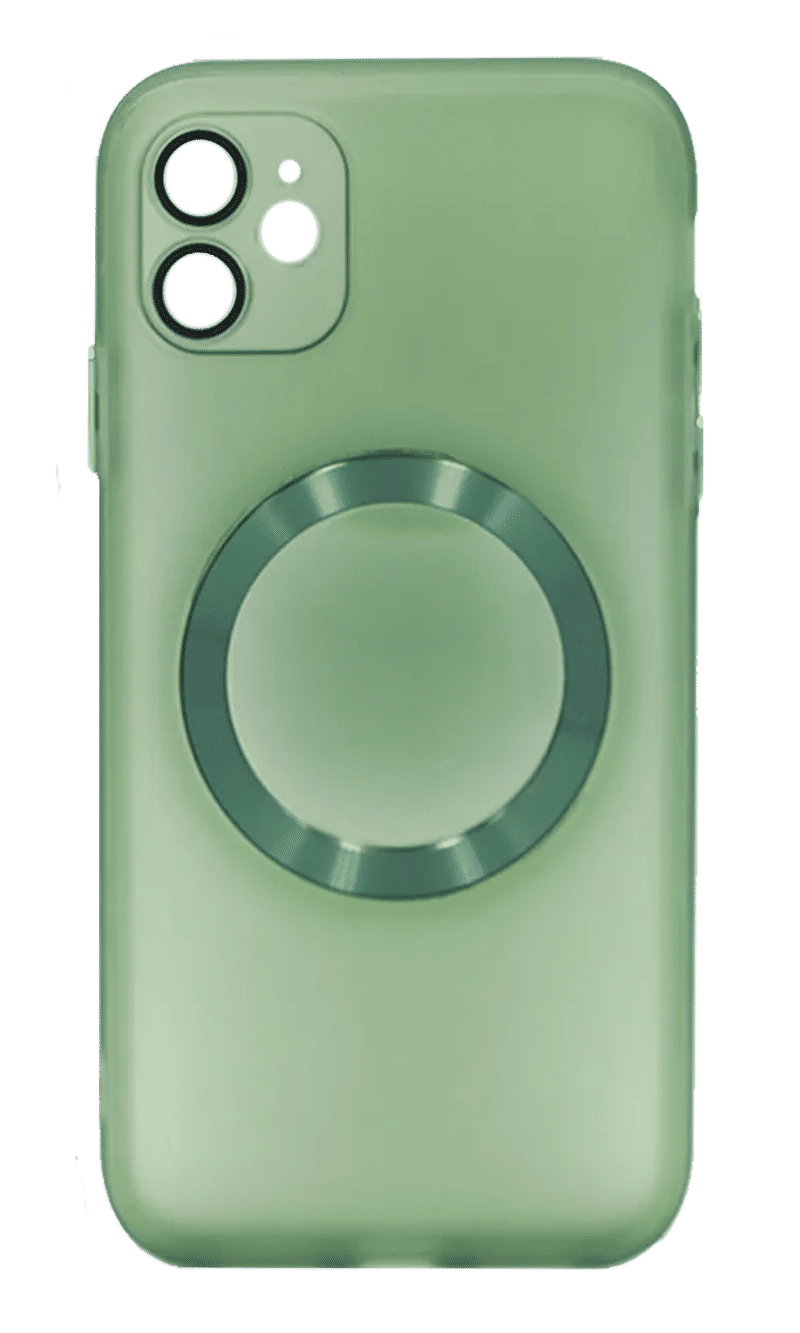 Чохол-накладка Colorfull Ring Window для iPhone 11 Green