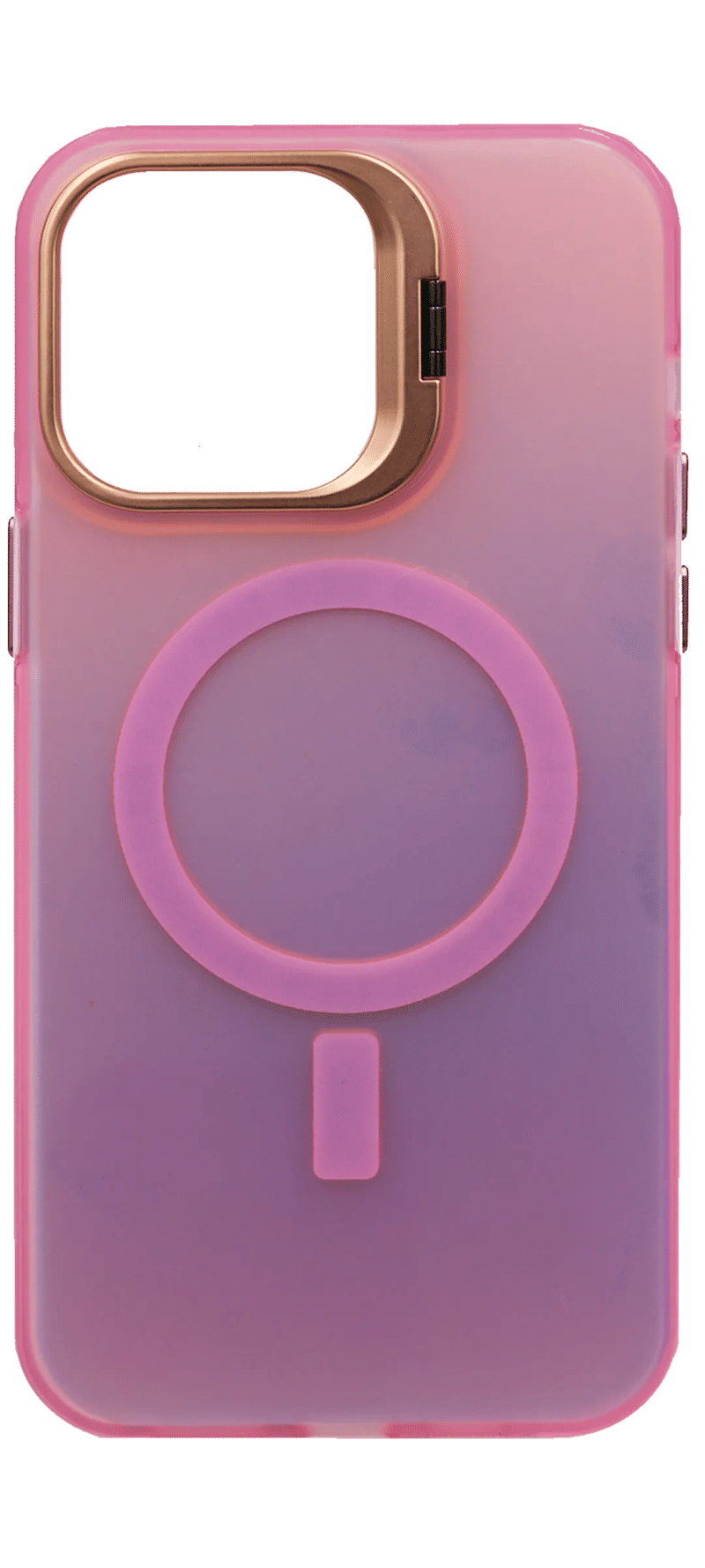 Чохол-накладка Holographic Camera Stand для iPhone 15 Pro Max Pink