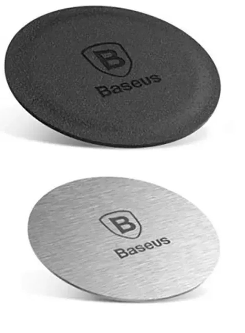Plate for magnetic car holder Baseus Magnet Iron Suit (ACDR-A0S) 2pcs Silver