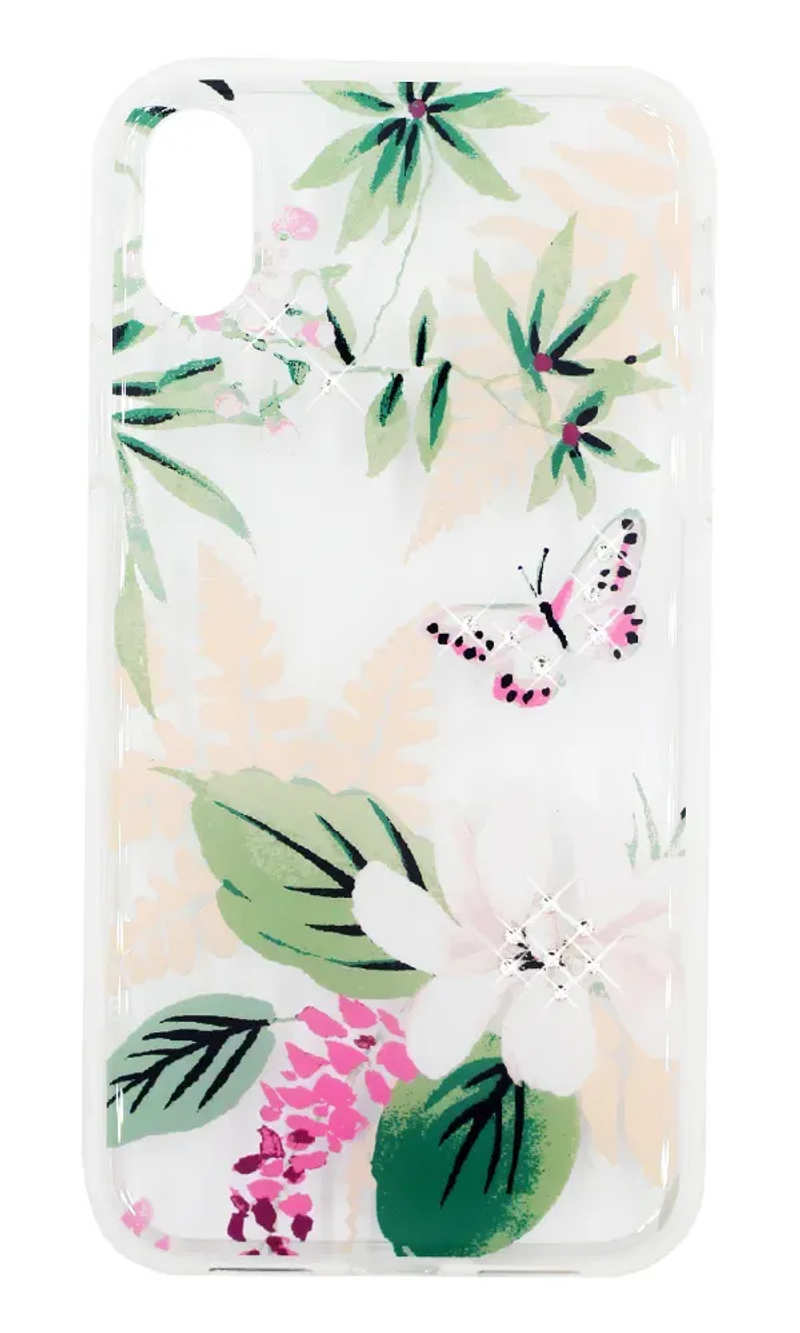 Чохол-накладка Comma Flowery Butterfly для iPhone XS Max White (8078)