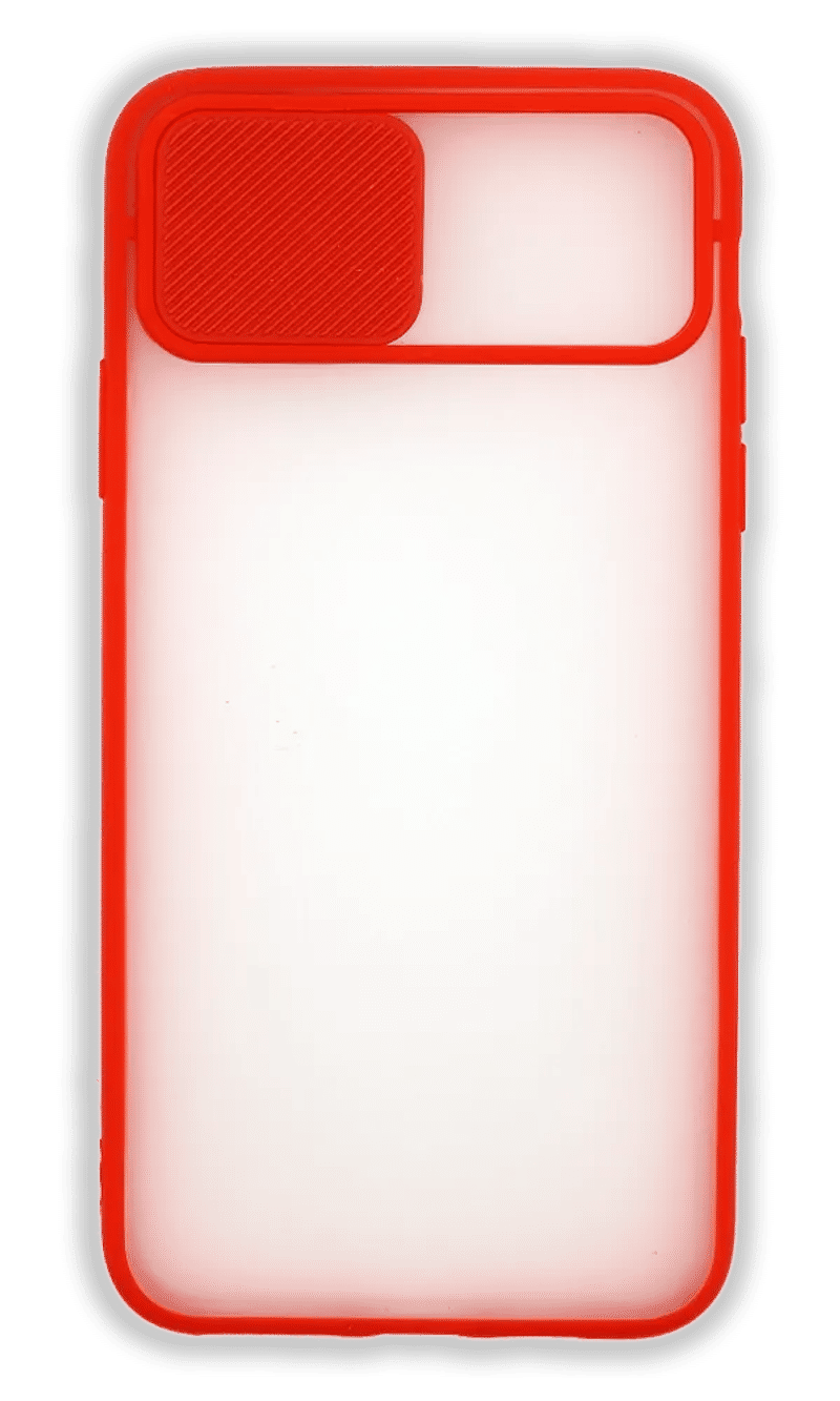 Чохол-накладка Enchanting OffCam для iPhone 11 Pro Max Clear/Red