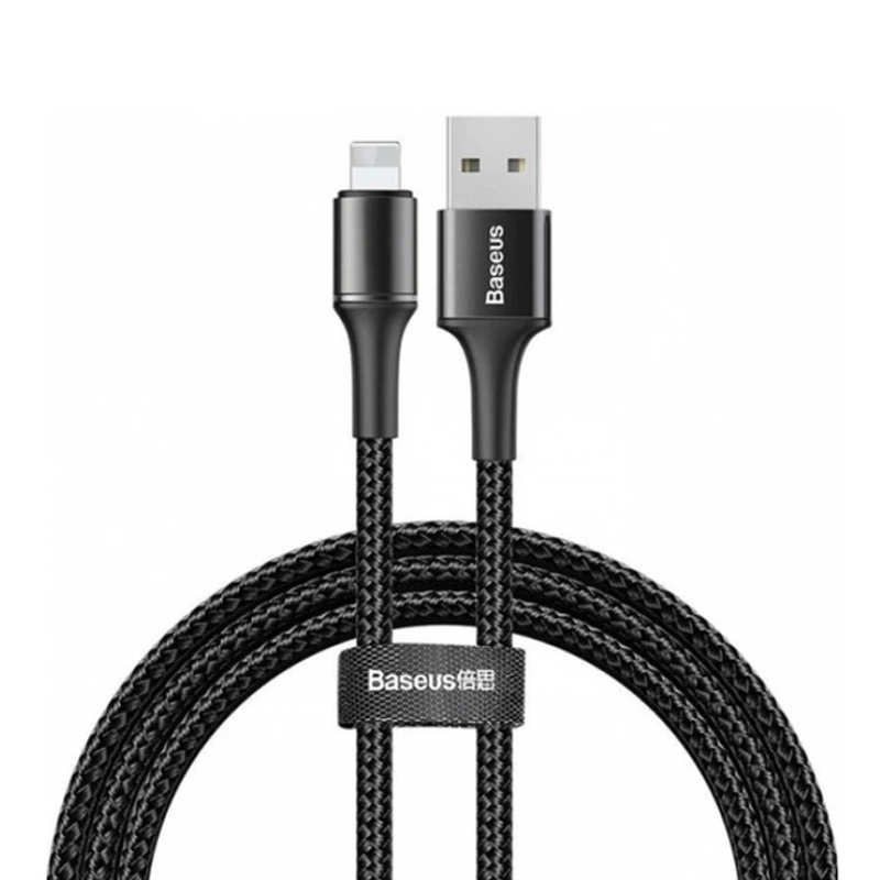 Cable 1m Baseus Halo Lightning Black (CALGH-B01)