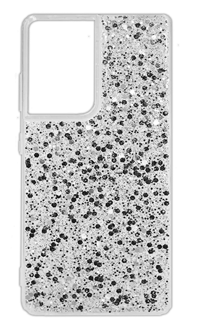 Чохол силіконовий Smoll Full Glitter Samsung S21 Ultra SM-G998B Silver