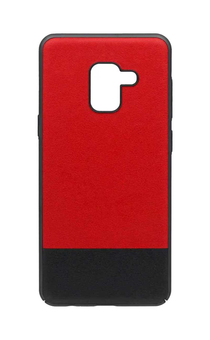 Cover-pad 200 ° Leather for Samsung A8 + 2018 SM-A730F Bardo / Black