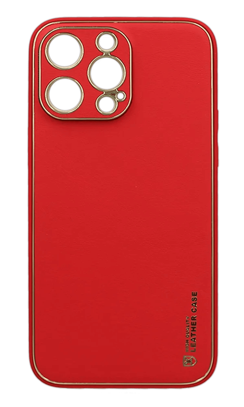 Чохол-накладка HQ Leather Case для iPhone 14 Pro Red