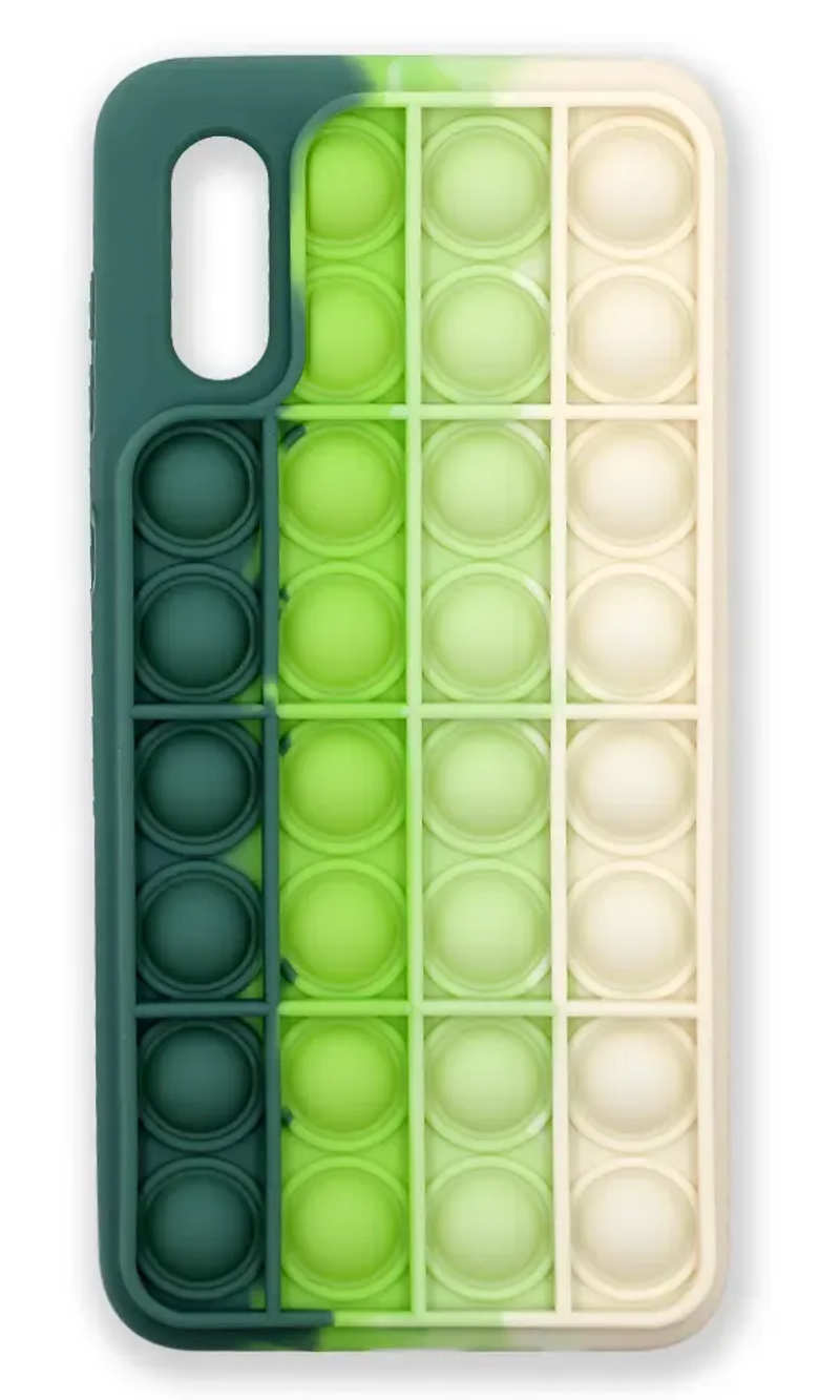 Чохол силіконовий 3D Pop It для Samsung A02 SM-A022G Green/White