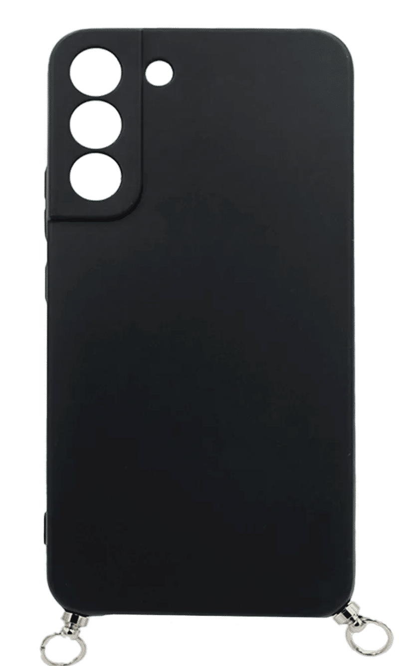 Чохол силіконовий Slim Chain+ Strap для Samsung S22 Plus SM-S906B Black