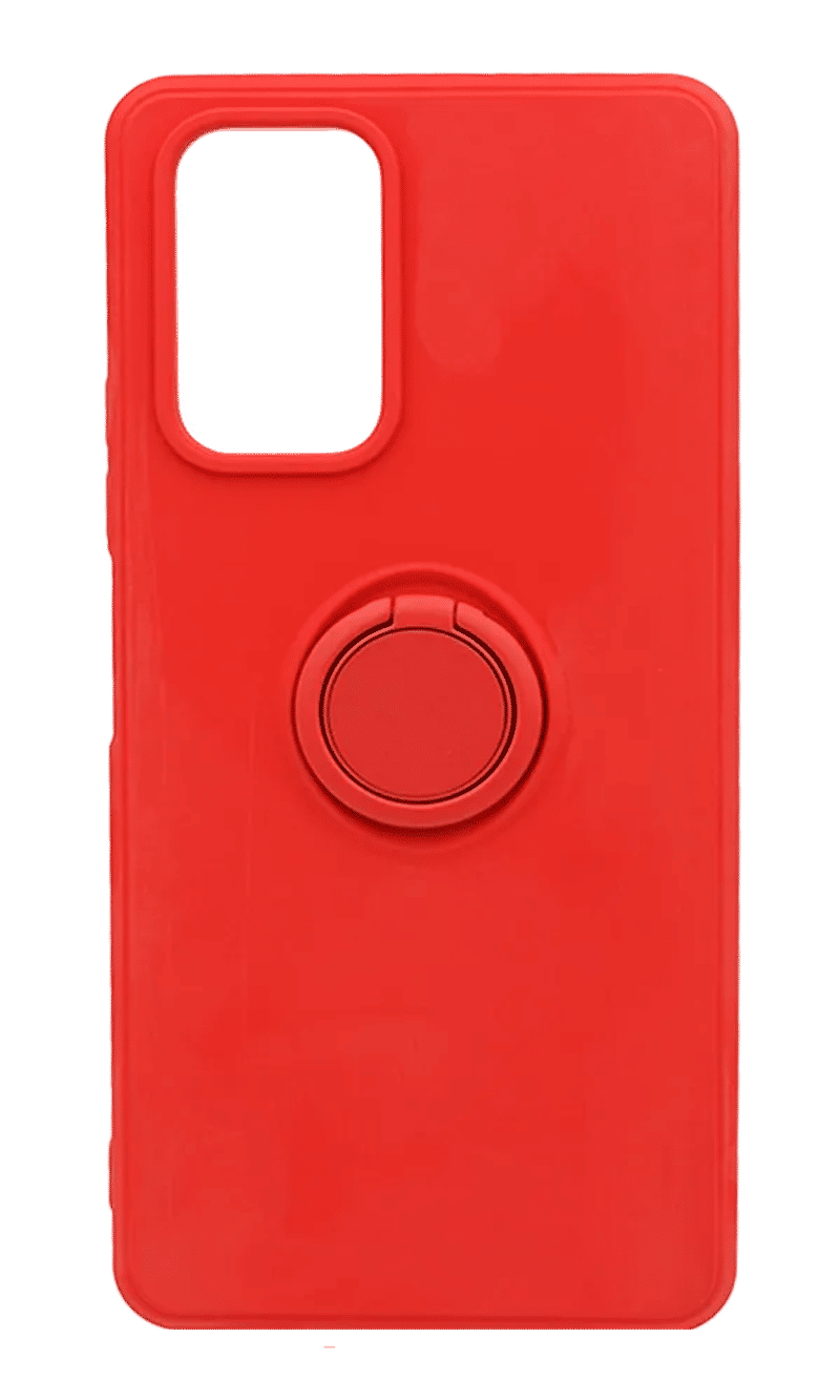 Чохол силіконовий Matte Color Buttons + RingHolder Xiaomi Redmi Note 10 Pro Red