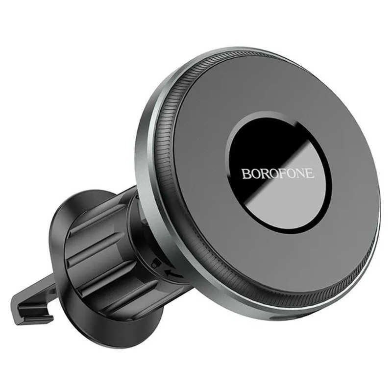 Автотримач Magnetic Wireless MagSafe Borofone BH202 vent-magnetic Black
