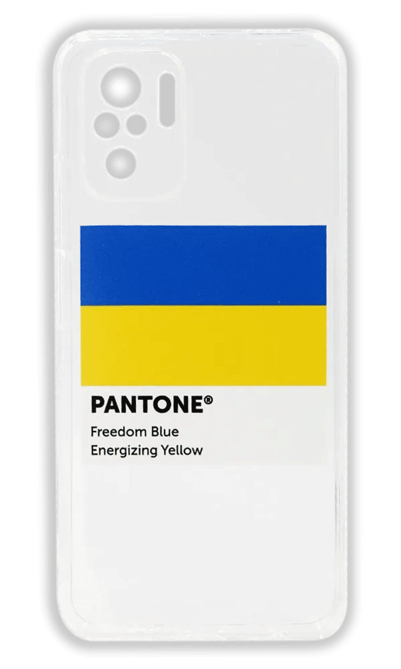 Ukraine silicone cover for Xiaomi Redmi Note 10/Redmi Note 10S Pantone