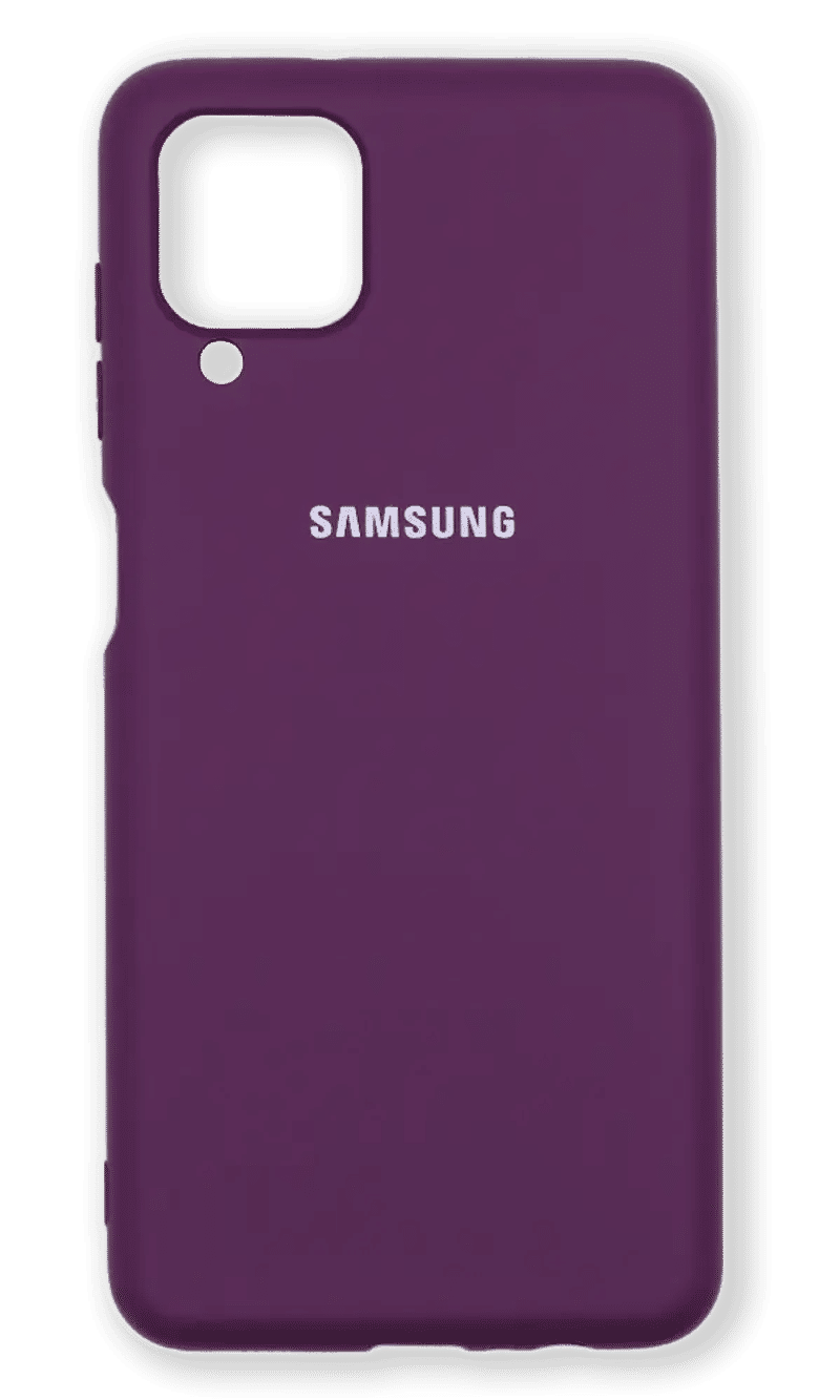 Silicone Silicone Cover for Samsung A12 SM-A125F / M12 SM-M127F Purple