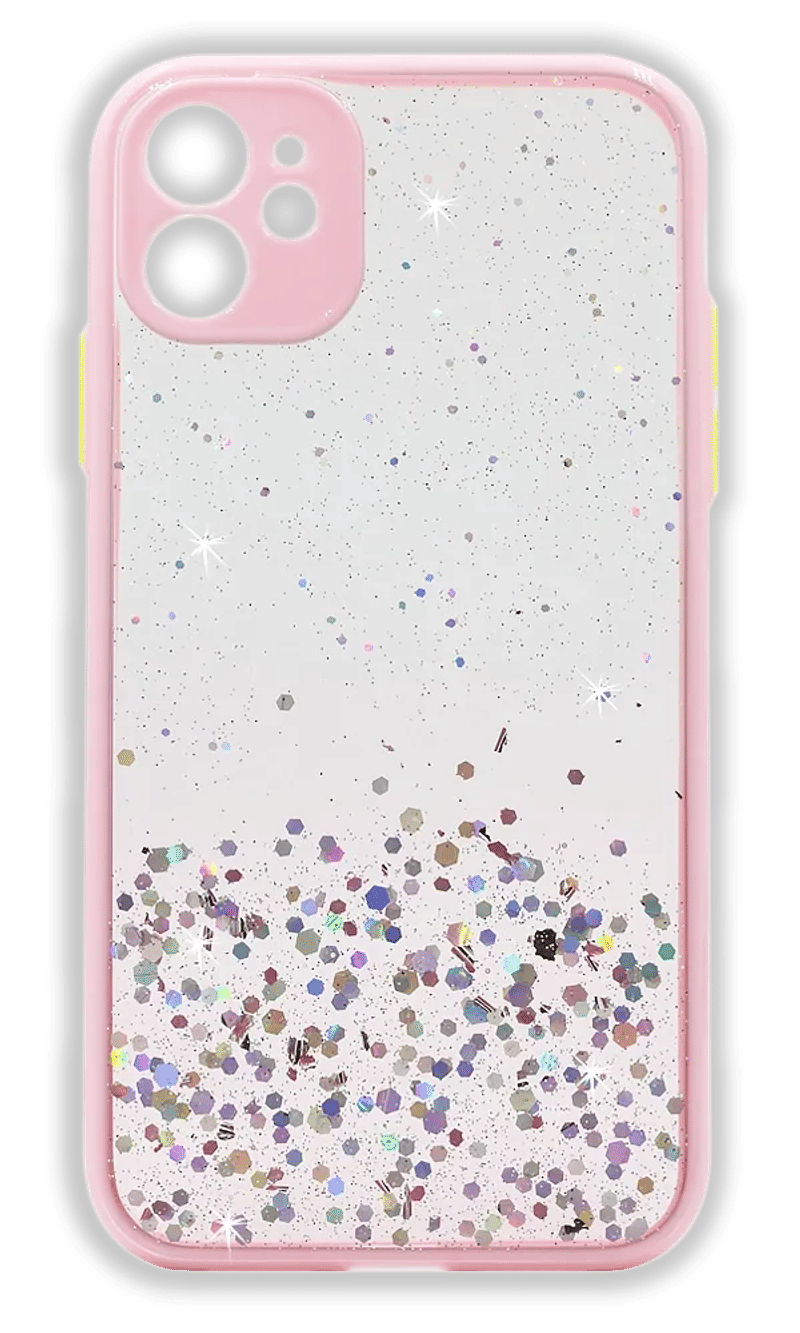 Чохол-накладка Smoll Confetti Gradient для iPhone 11 Transparent/Pink