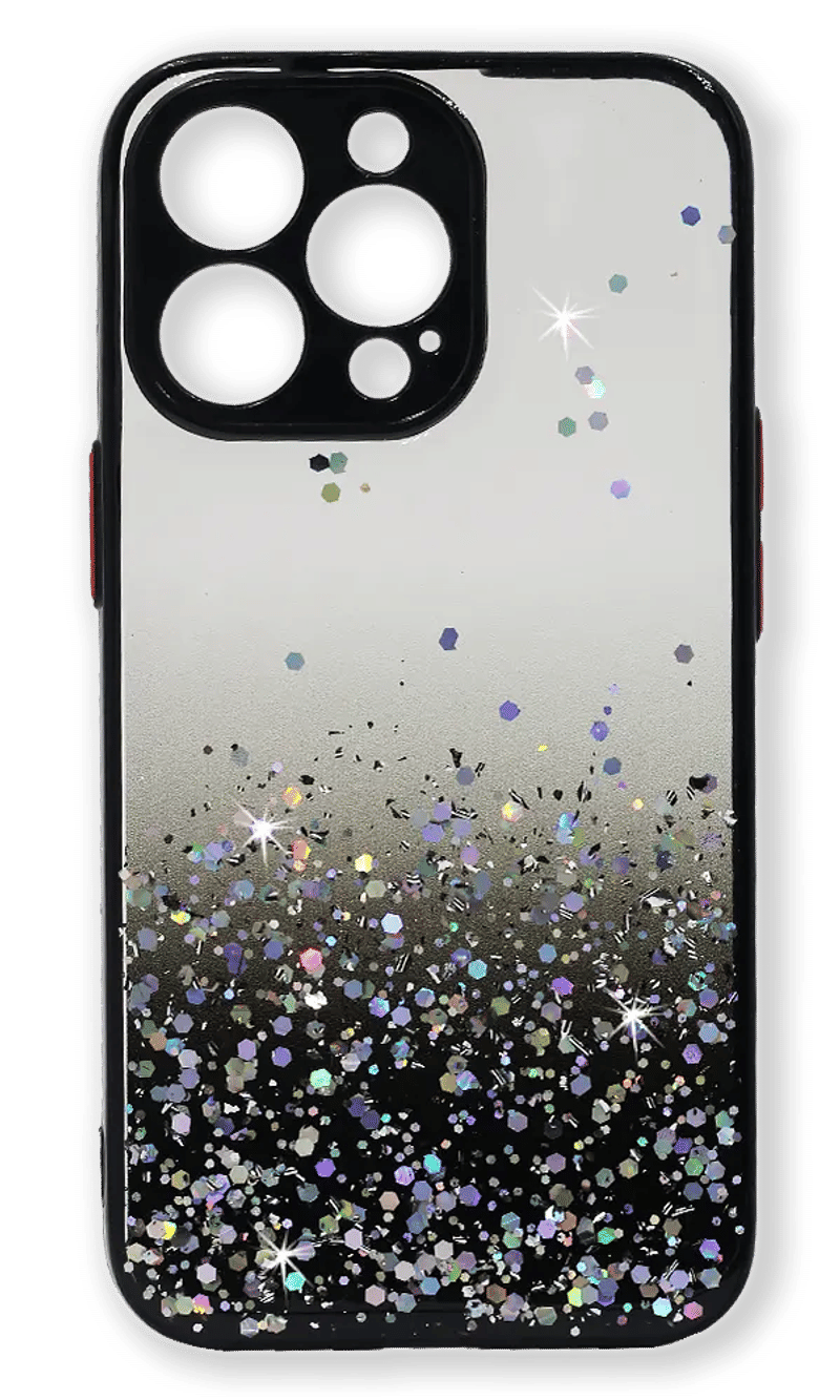 Чохол-накладка Smoll Confetti Gradient для iPhone 13 Pro Max Transparent/Black