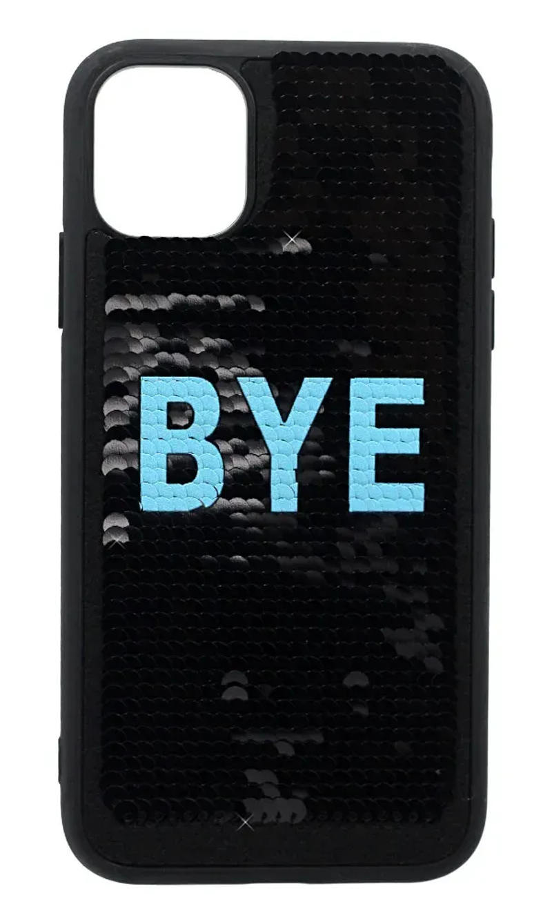Чохол-накладка Sequins Bye для iPhone 11 Pro Black / Silver