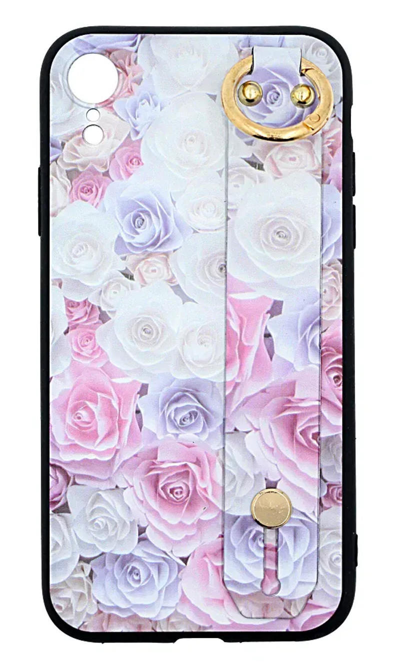 Чохол силіконовий Wristband Little Roses для iPhone XR