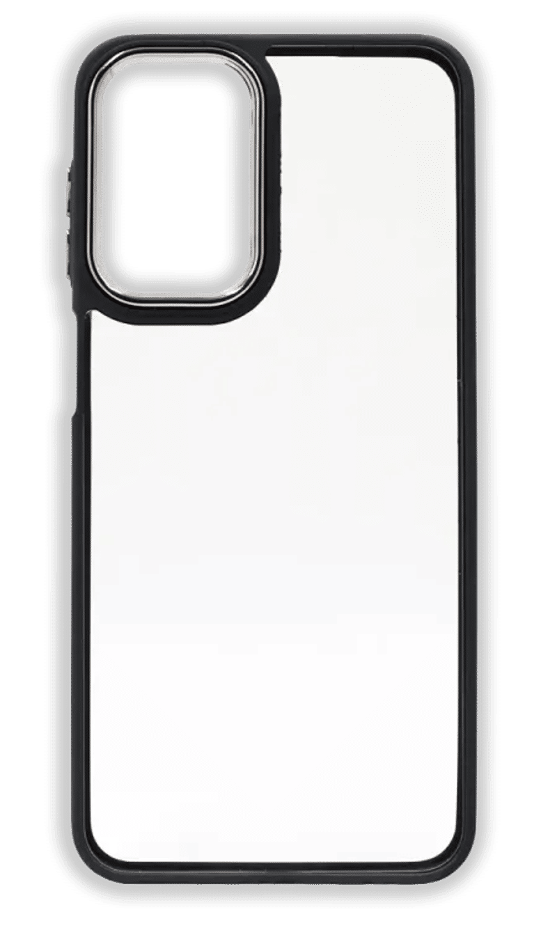 Чохол-накладка Gloss Metal Buttons для Xiaomi Redmi Note 9 / Redmi 10x Clear/Black