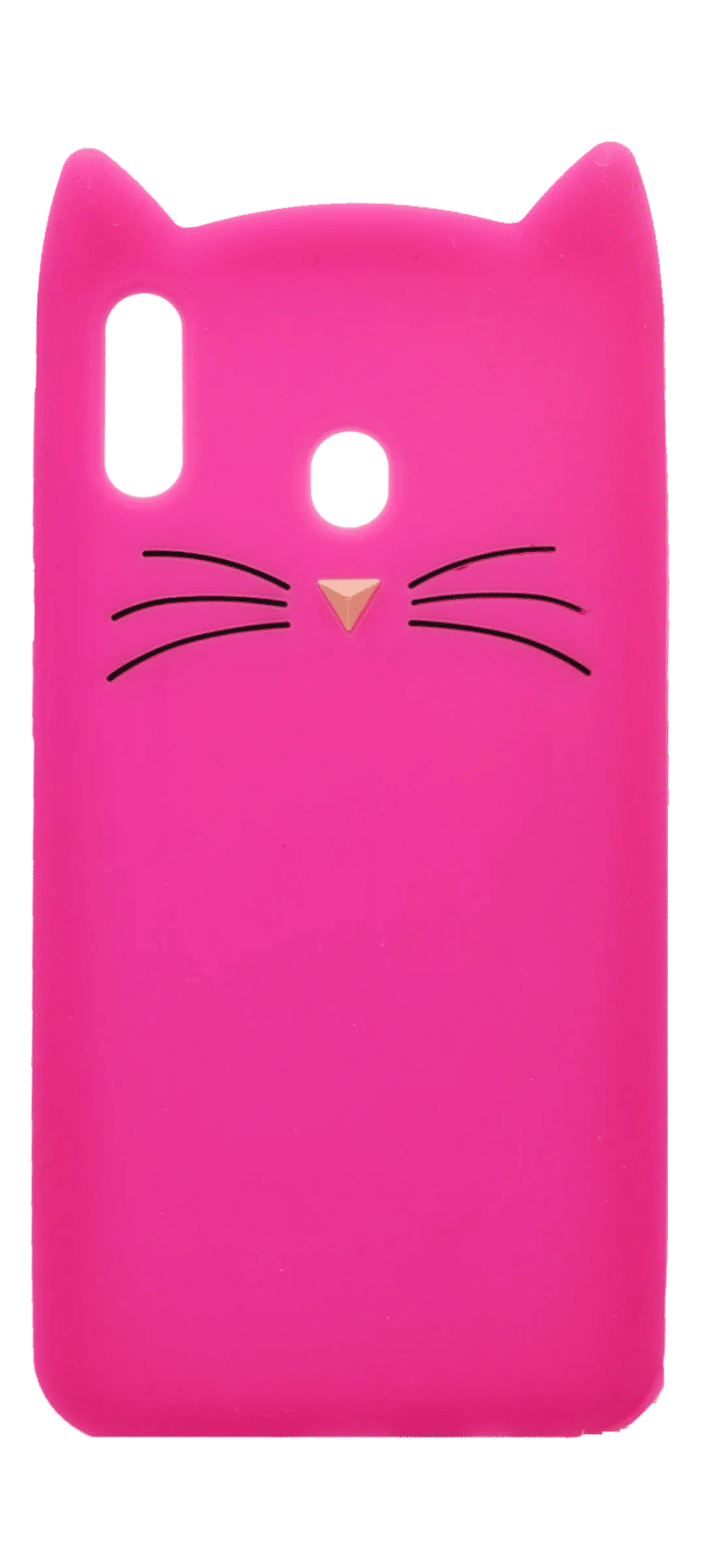 Чохол силіконовий 3D Animal Samsung M20 SM-205F Cat Magenta
