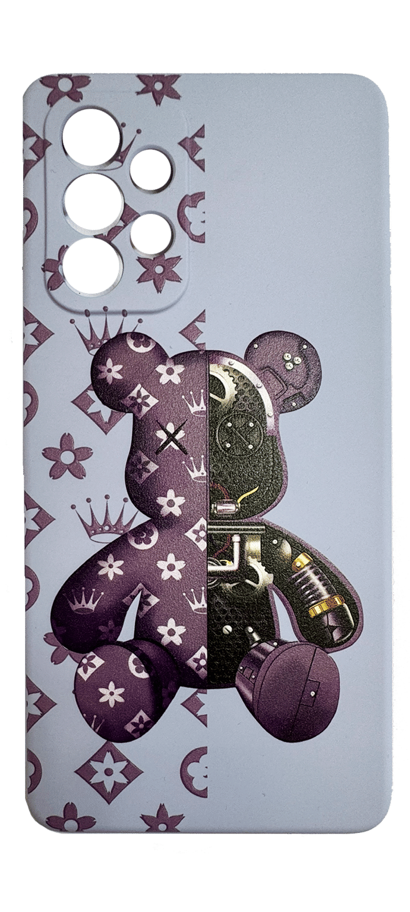 Чохол Molan Print для Xiaomi Redmi Note 12 5G/ Note 12 Pro 5G /Poco X5 5G Purple/lv bear purple