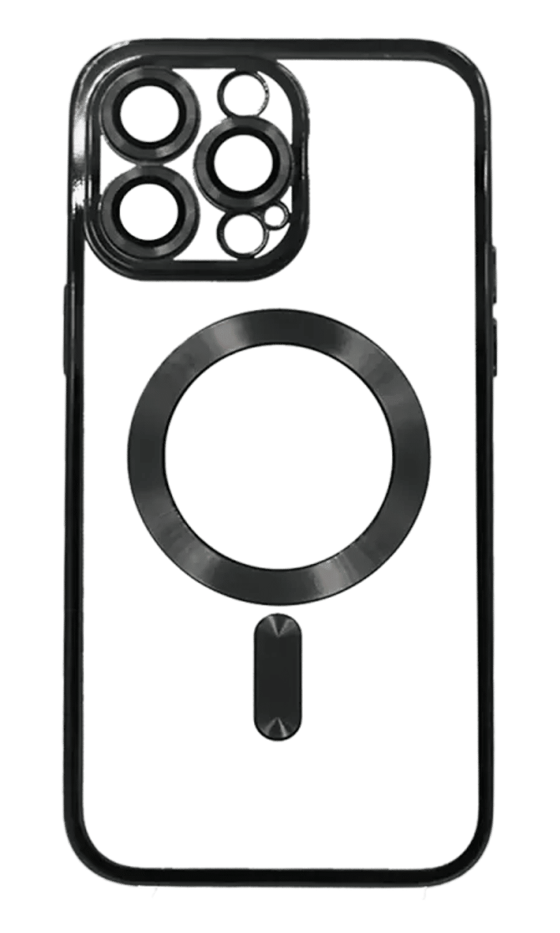 Чохол силіконовий Electroplating Magsafe для iPhone 16 Pro Black