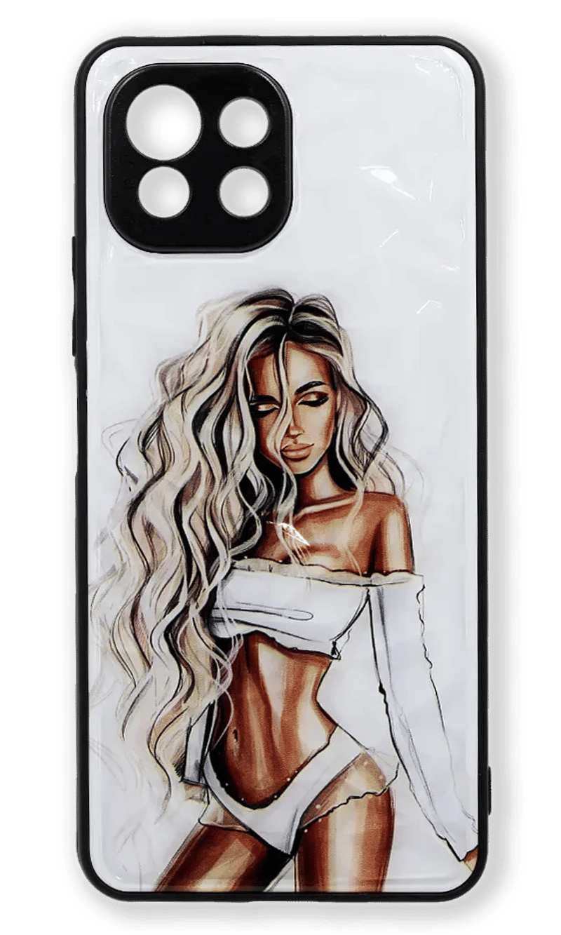 Cover-cover Prizm Print for Xiaomi Mi 11 Lite Girl White