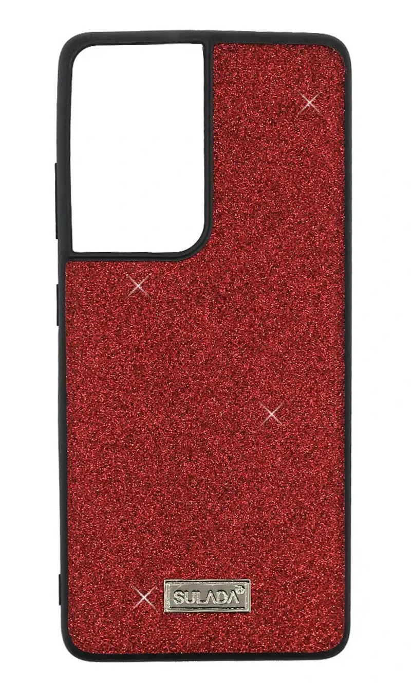 Чохол-накладка Sulada Glitter Samsung S21 Ultra SM-G998B Red