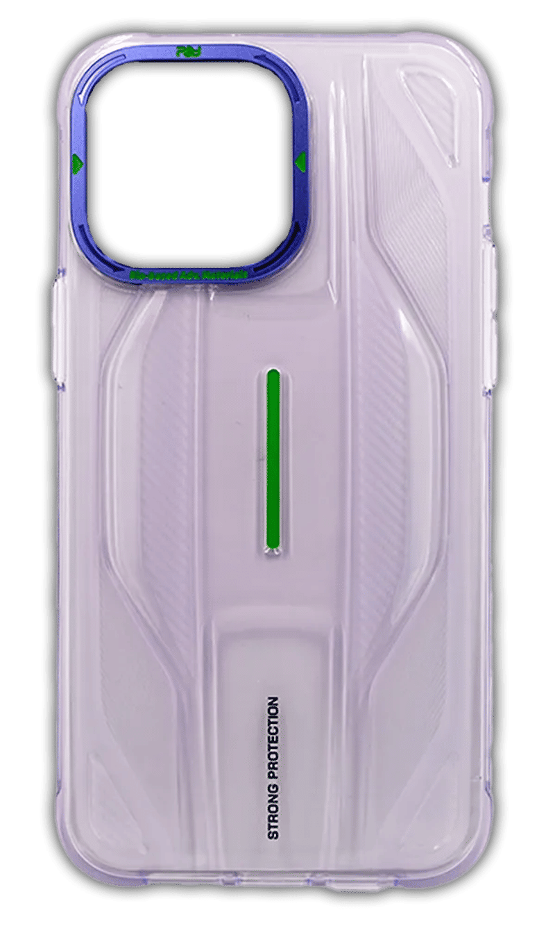 Silicone case PQY Strong Protection for iPhone 14 Pro Max Violet