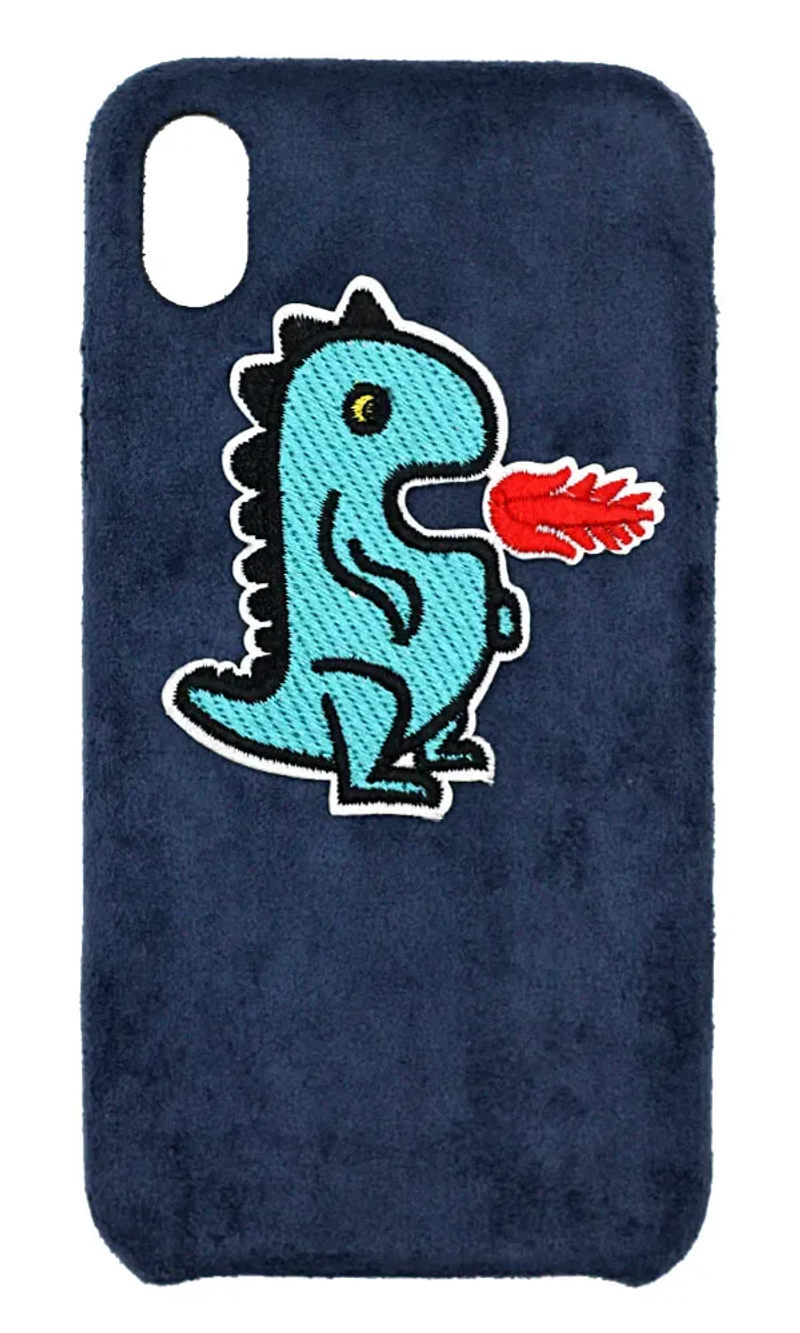 Case-Dragon Suede lining for iPhone XS Max Blue