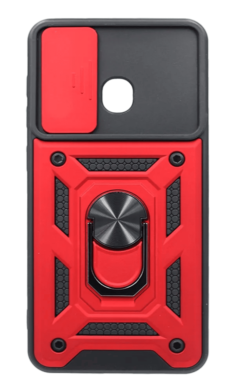 Cover Hybrid CamOff+ Ring for Samsung A20 A205F/A30 A305F Red