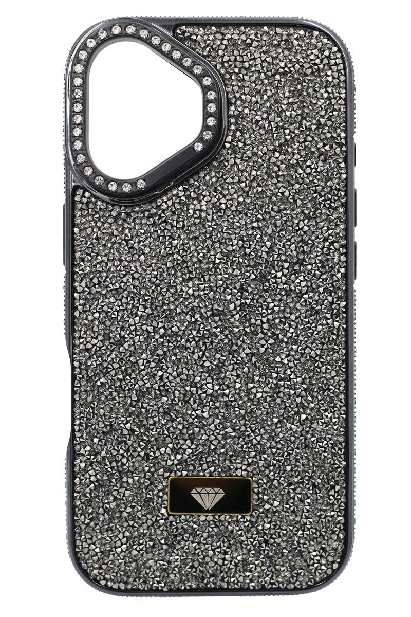 Чохол-накладка Diamonds CamStand для iPhone 17 Black