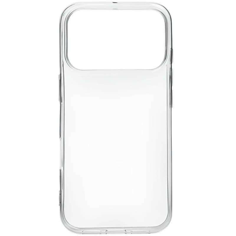 Silicone case WS Clear Case for iPhone 17 Pro Transparent