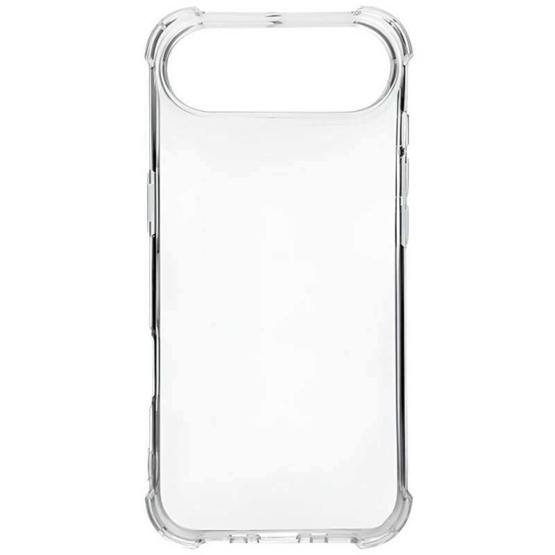 WS Clear Shockproof Silicone Case for iPhone 17 Air Transparent
