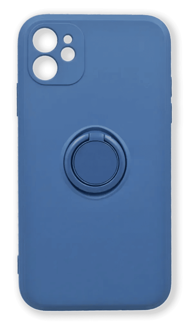 Чохол силіконовий Soft Case + Ring для iPhone 11 Dark Blue